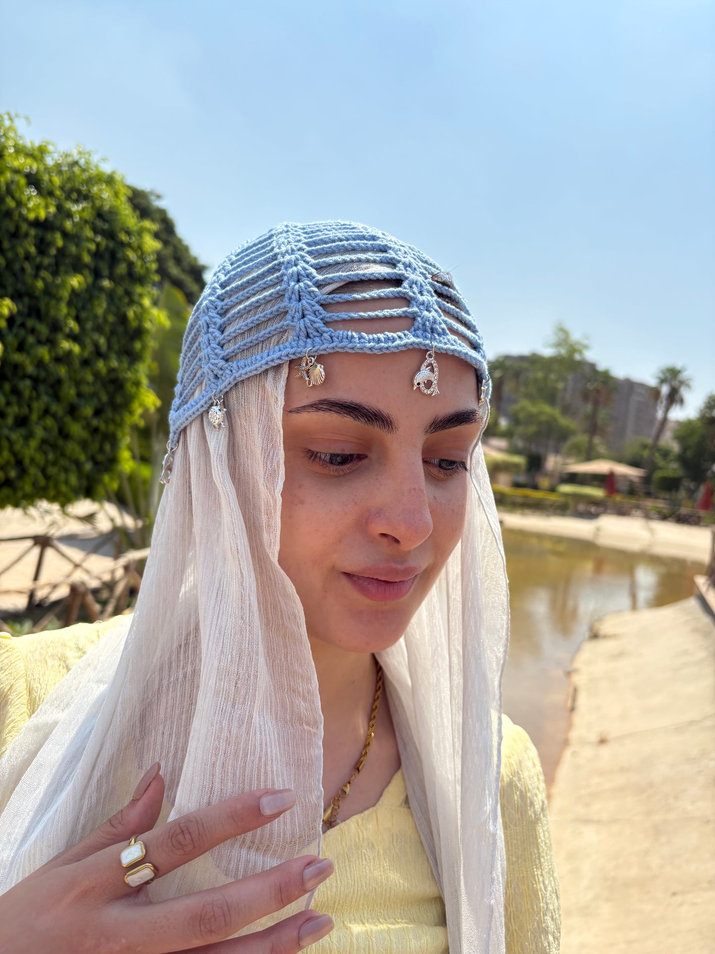 Mesh Hat ( Dolphin )