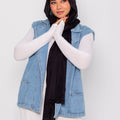 Premium linen cotton (Black)