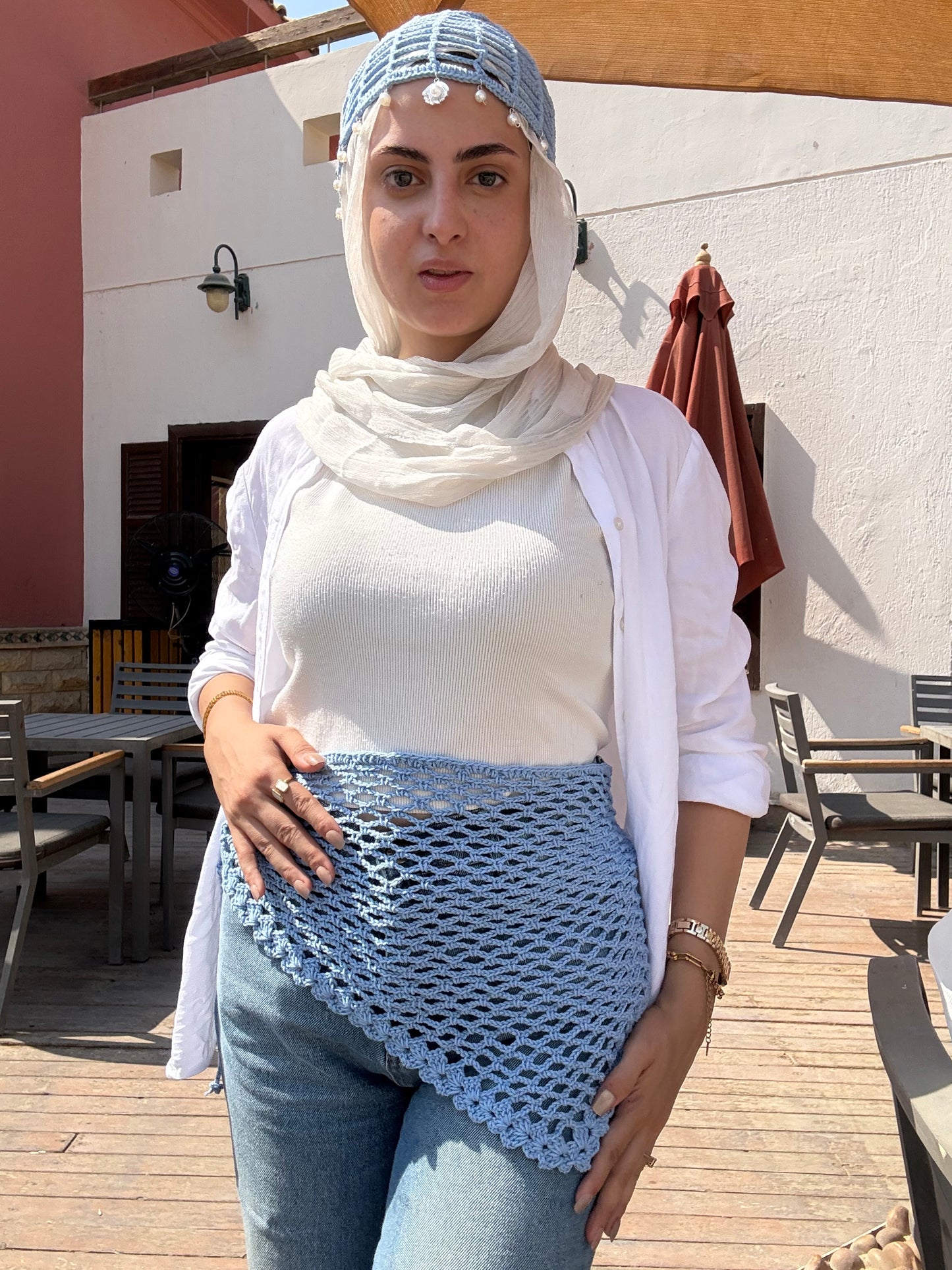 Waist warb ( Soft Blue )