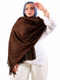 Winter Shawl  ( Brwon )