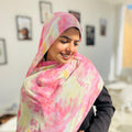 Printed Modal Hijab ( Rose )