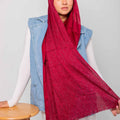Premium linen cotton (Burgandy)