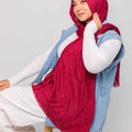 Premium linen cotton (Burgandy)