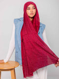 Premium linen cotton (Burgandy)